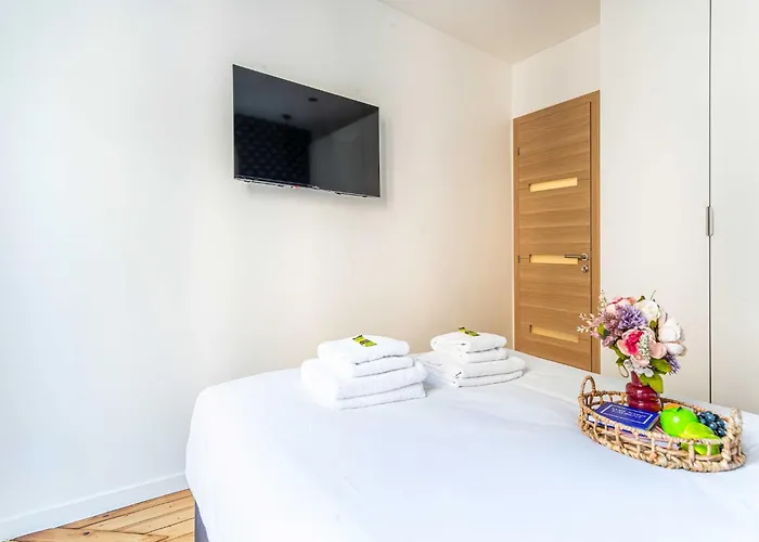 Charming Flat -1bdr 2p- Batignolles Apartman Párizs